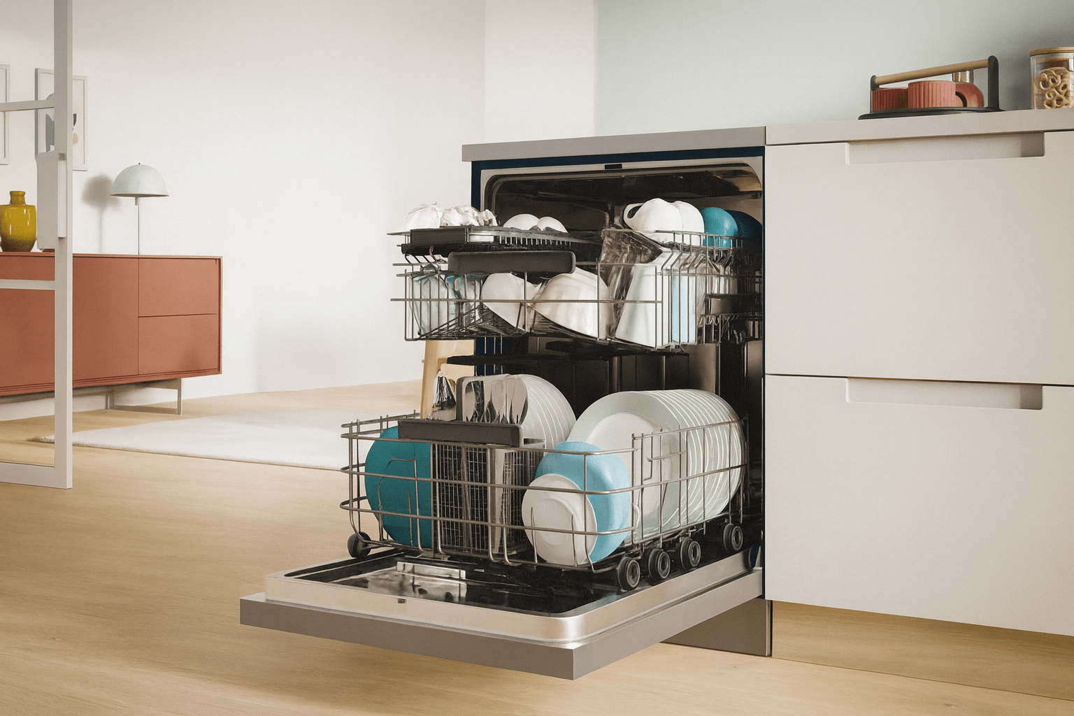 LAVE VAISSELLE CANDY 15 Couverts / NOIR + Afficheur